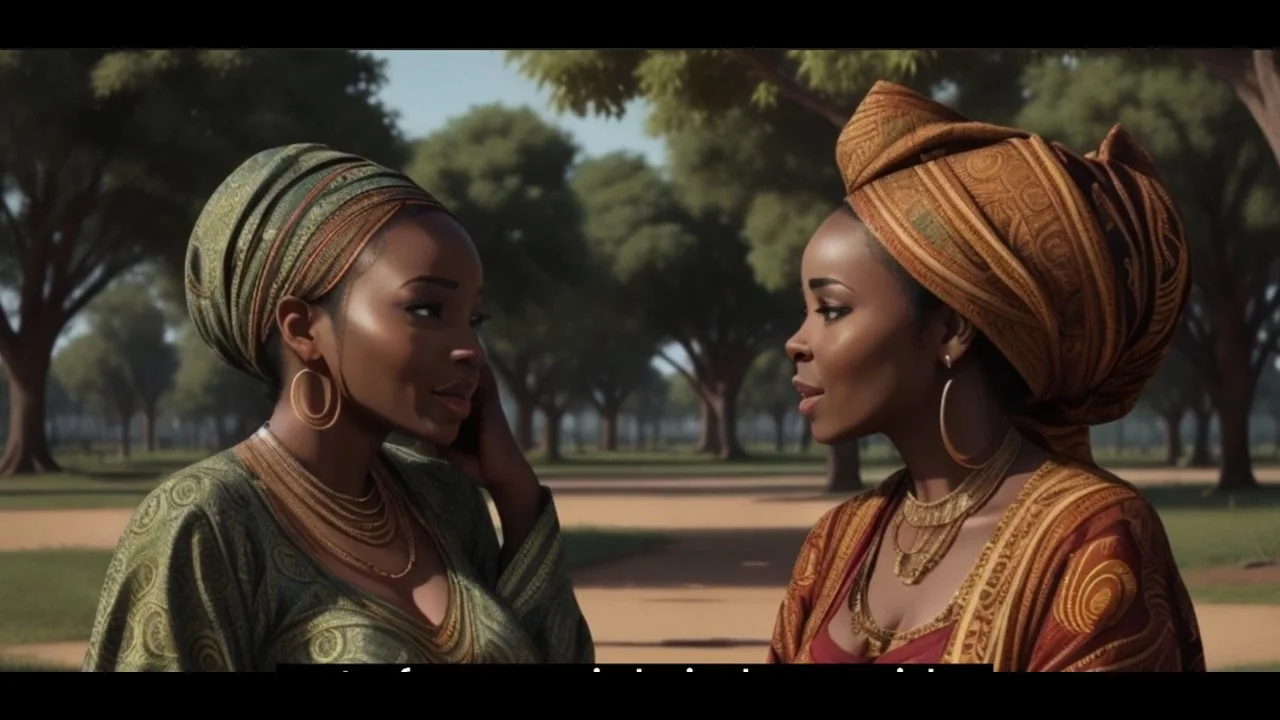 two women having a conversation