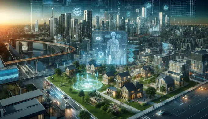 image of an AI driven world